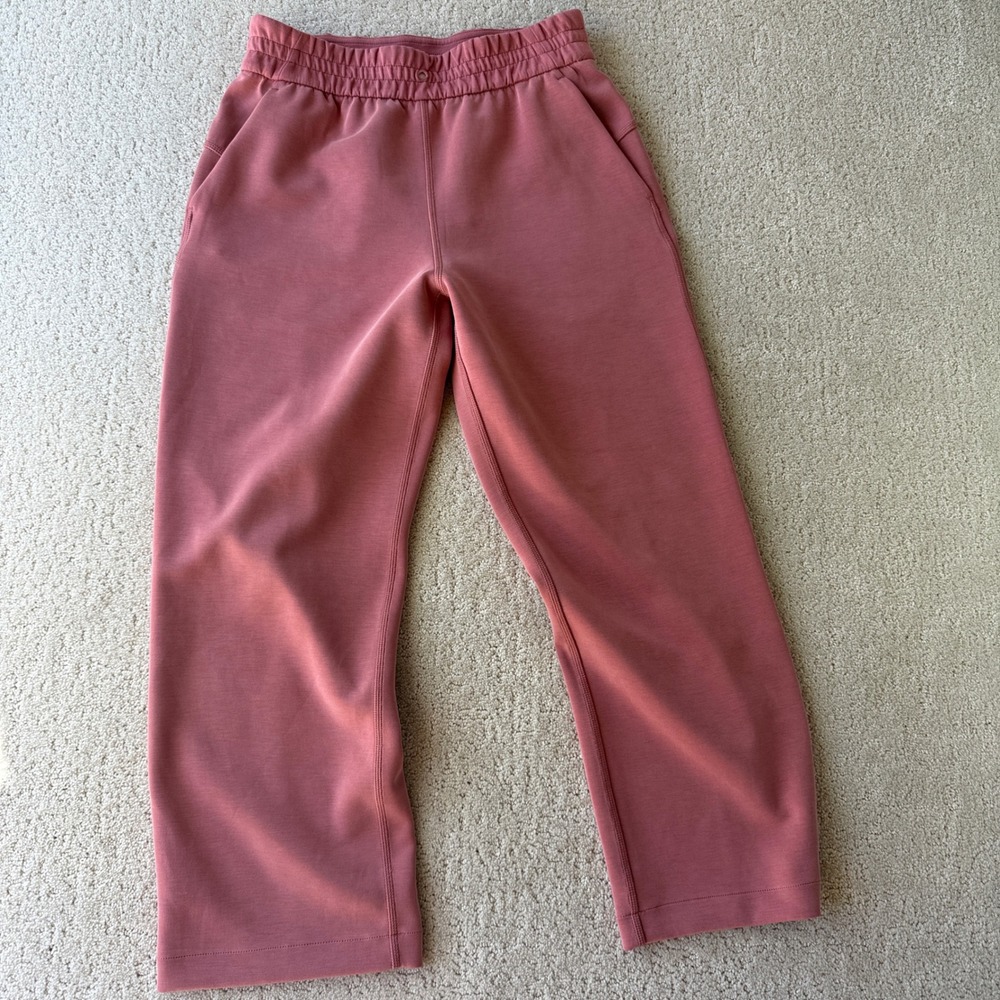Lululemon Softstreme High-Rise Straight-Leg Crop Pant Women 4 Brier Rose LW6BZXS